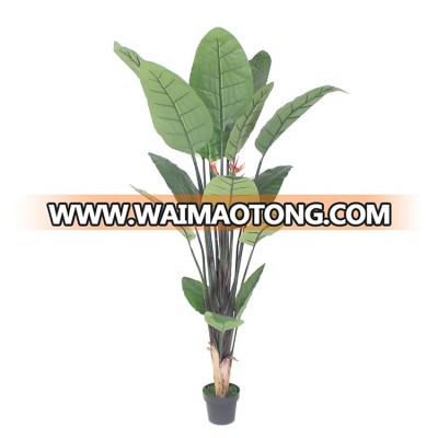 China manufacture good quality natural touch artificial bird of paradise tree