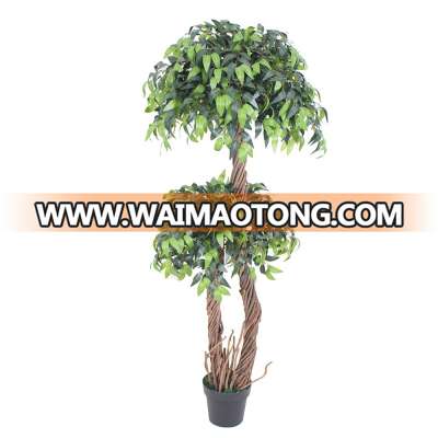 China factory large artificial hemp rope trunk tree plant decoration