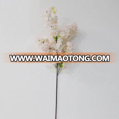 plastic artificial cherry blossom/sakura flower tree weeding decoration from factory