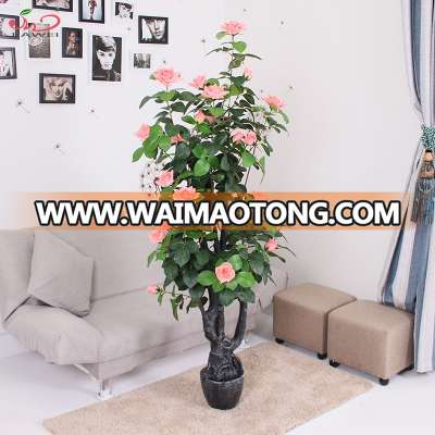 Wholesale drawing room artificial decorative trees rose flower tree