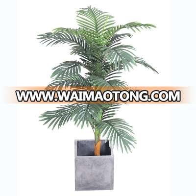 Indoor decorative plastic palm plants cheap wholesale artificial palm tree