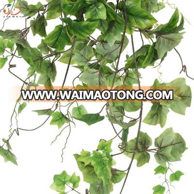 Top selling different types wall plant artificial hanging grape leaf for home decoration