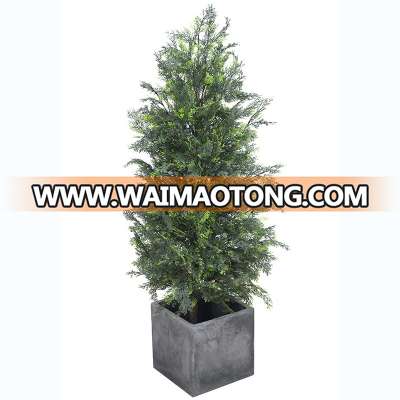 artificial green cypress tree for landscaping garden decoration