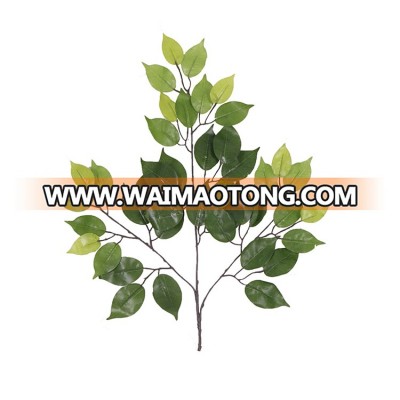 New arrival promotion simple style decorative artificial tree leaves with limb