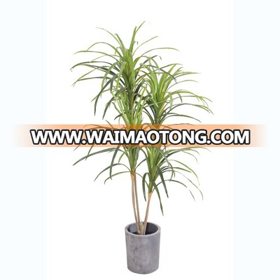 cheap artificial dracaena fragrans plants PEVA leaves